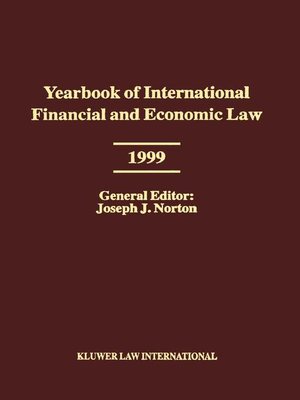 cover image of Yearbook of International Financial and Economic Law 1999